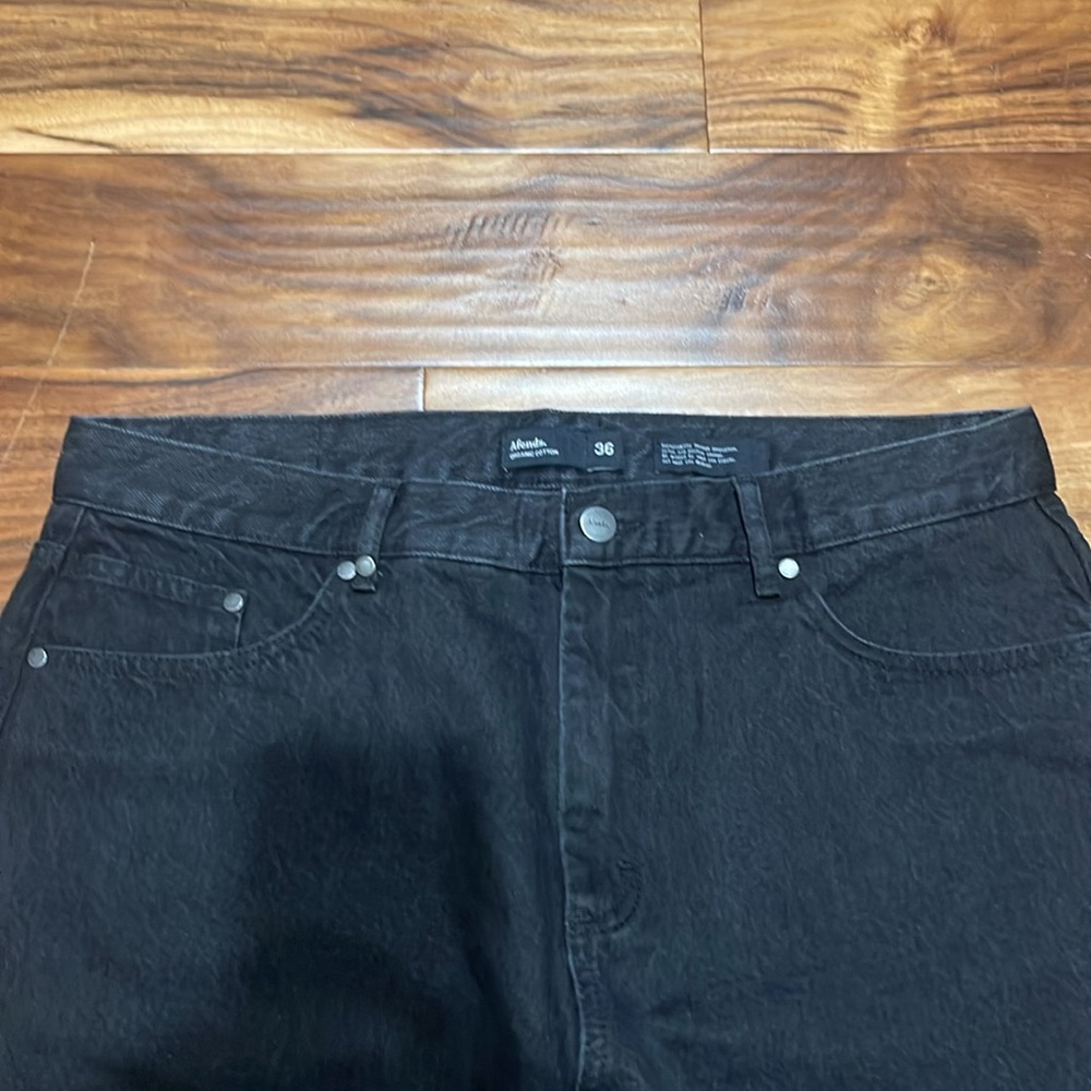 Afends Men's Relaxed Black Jeans size 36 - Picture 3 of 9